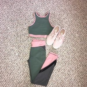 Athleisure workout set